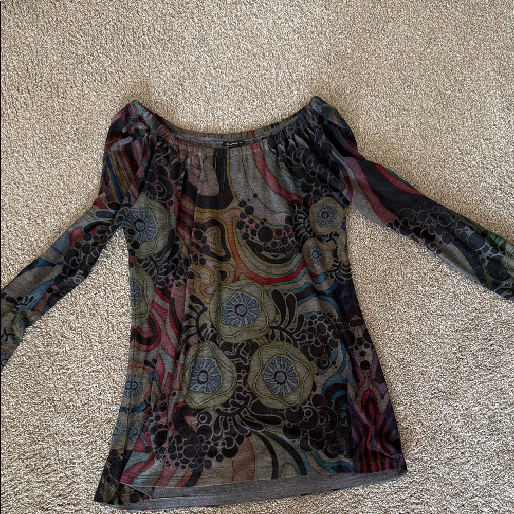 Nally & Millie Artistic Multicolor Blouse